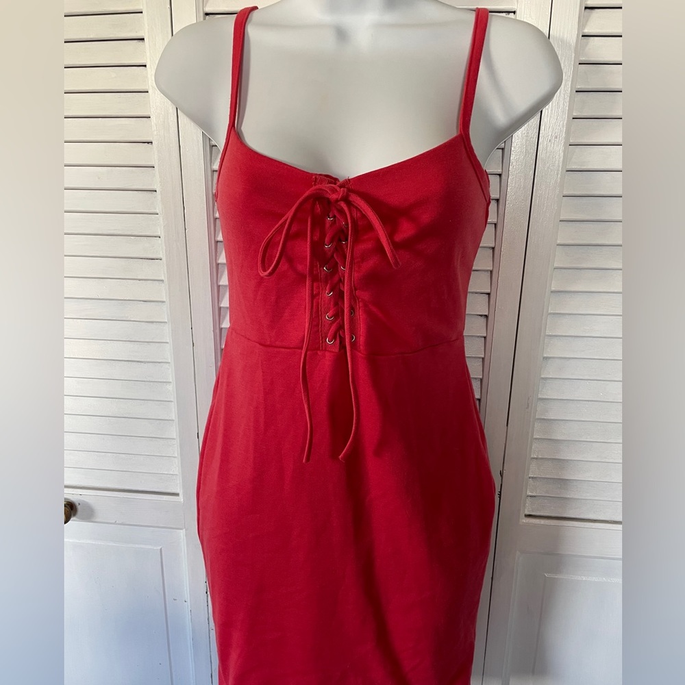 Sparkle & Fade Spaghetti Strap Dress Small